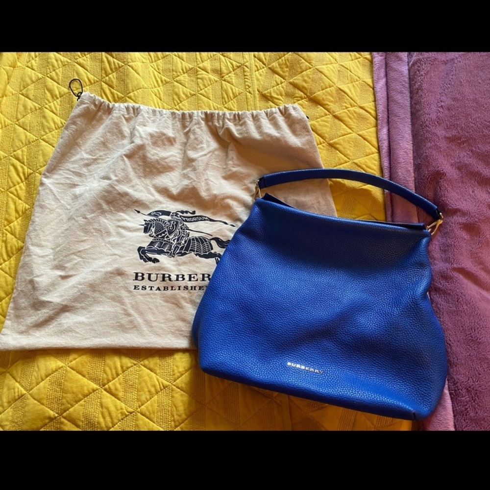 Burberry Blue Hobo bag